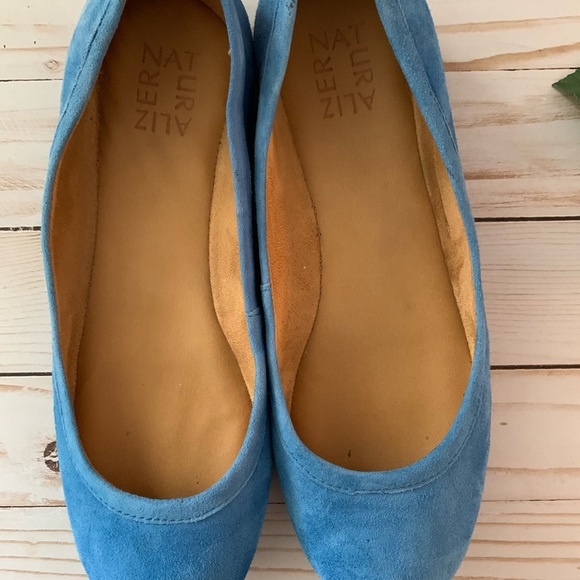 Naturalizer Brittany,Admiral Blue suede flats 7.5 - Picture 3 of 7